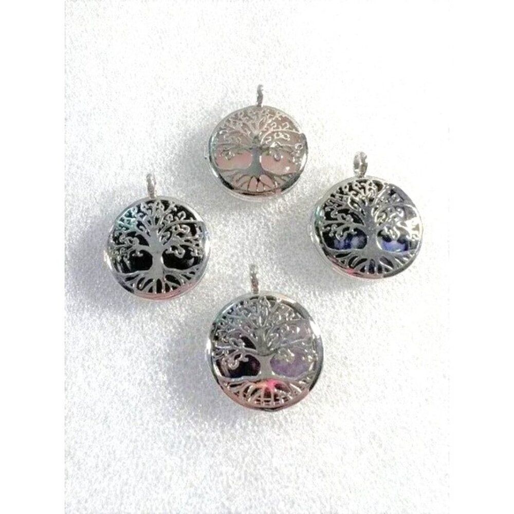 Beautiful Gemstone Tree of Life Locket - Your Choice